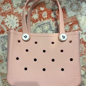 Stylish Itty Bitty Pink Tote Bag